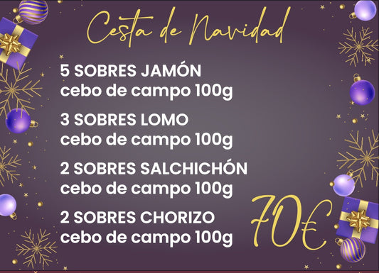 CESTA NAVIDAD EN BONITO MALETÍN PARA REGALO